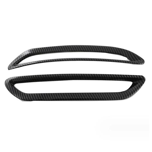 適用: ホンダ シビック ハッチバック 2023 カーボンファイバー リア フォグライト ランプ カバー トリム フォグライト ベゼル フレーム SR-AA-9253 Car light