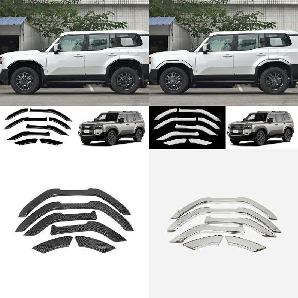 適用: トヨタ ランドクルーザー 250 プラド LC250 2024 2025 ABS フェンダー ホイール-アーチ トリム ..