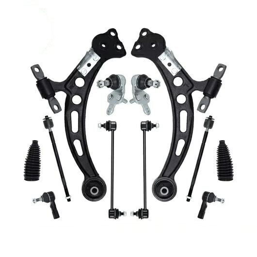 ロワー フロント コントロールアーム ボール ジョイント スウェイバー タイ ロッド ブーツ 12ピース キット 適用: トヨタ カムリ レクサス ES300 1997 1998 1999-2001 SR-BB-4931 Car parts