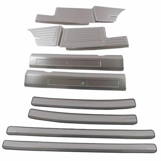 適用: フォード/FORD エクスプローラー U625 2020-2024 スチール ドア シル スカッフ プレート ガード プロテクター ドア シルズ トリム ペダル 8ピース シルバー SR-BB-5204 Car parts