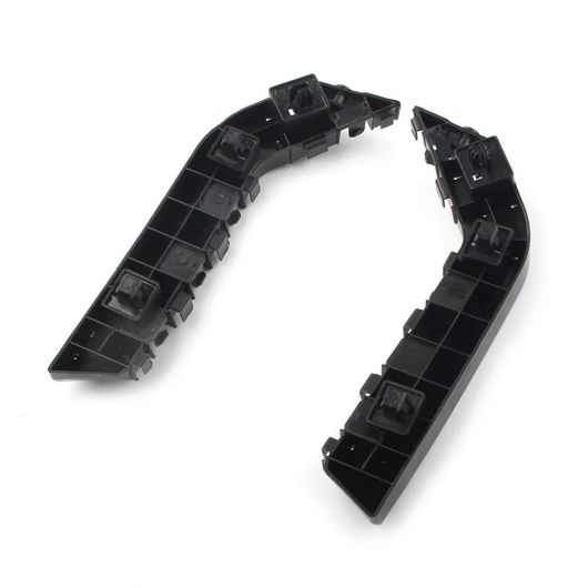 2ピース オート フロント バンパー 固定器具 ブラケット サポート ホルダー 適用: ホンダ シビック 2017 2018 2019 71193-TEA-T01 71198-TEA-T01 ブラック SR-BB-8001 Exterior parts for cars