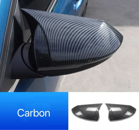 バックミラー カバー 適用: ヒュンダイ/現代/HYUNDAI エラントラ 2021 2022 2023 トリム シェル 保護 ステッカー オート エクステリア アクセサリー カーボン SR-BB-8072 Exterior parts for cars