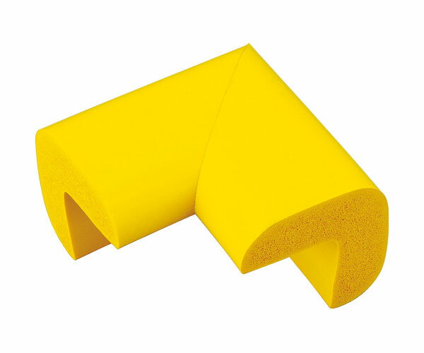 トラスコ中山 安心クッション コーナー用 油面接着 大 イエロー TAC-18YS(7647247) Reliable cushion corner oil surface glue large yellow