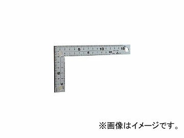 シンワ測定/SHINWA 曲尺 厚手広巾シルバー15cm 表裏同目マグネット付 10435(4111028) JAN：4960910104358 Shaku thick wide width silver with same eye magnet