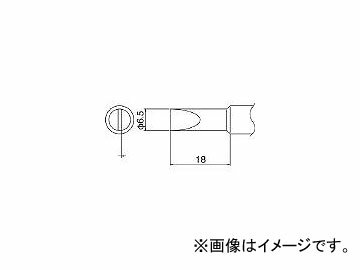 白光/HAKKO こて先 6.5D型 T19D65(4096461) JAN：4962615038747 Kate ahead type