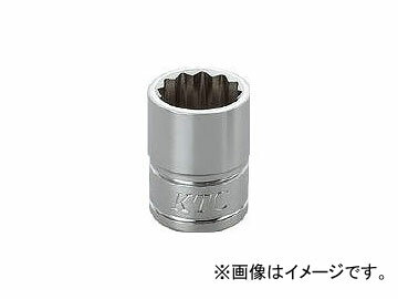 京都機械工具/KTC 9.5sq.ソケット(十二角) 14mm B314W(3073831) JAN：4989433129761 Socket twelve