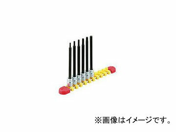 京都機械工具/KTC 6.3sq.ロングヘキサゴンビットソケットセット［6コ組］ TBT2L06BH(3839478) JAN：4989433149547 Long Hexagon Bit Socket Set Pieces