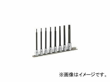 Ķ°/TONE 󥰥ȥ륯åȥå(ϥסۥ) HTX308L(3964647) JAN4953488258547 Long Torque Socket Set with powerful type and holder