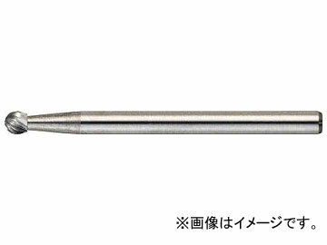 トラスコ中山/TRUSCO 超硬バー 球型 φ3×刃長2.5×軸3 シングルカット TB8A030S(3840778) JAN：4989999042795 Carbide ball type blade length shaft single cut