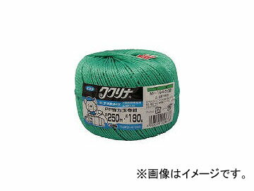 ユタカメイク/YUTAKAMAKE 荷造り紐 強力玉巻紐 約250M・約180g グリーン M1645(3675955) JAN：4903599058673 Packed string Strong Tamamaki String Approximately Green