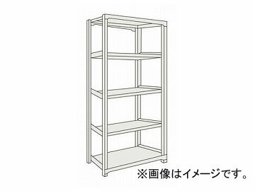 トラスコ中山 M3型中量棚 1800×921×H2100 5段 単体 NG M37695 NG(5061865) type medium sized shelf stage single