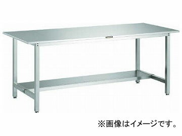 トラスコ中山/TRUSCO SUS304作業台 1800×750×H740 下棚1枚付 SW31875LT Workbench With lower shelf