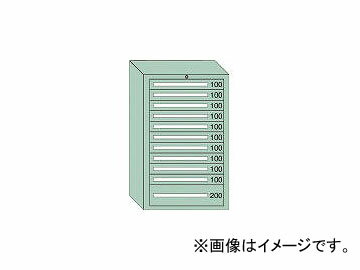 大阪製罐/OS 重量キャビネットDX型 最大積載量1500kg 引出し10×1段 DX1217
