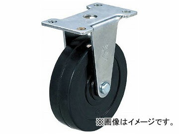 トラスコ中山/TRUSCO 台車用キャスター φ100 ゴム車 固定 TYER75RH(2782707) JAN：4989999687316 Casters for trolleys Rubber car fixed