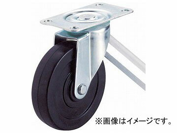 トラスコ中山/TRUSCO 台車用キャスター φ100 ゴム車 自在 TYSG100RH(2782634) JAN：4989999687248 Casters for trolleys rubber cars freely