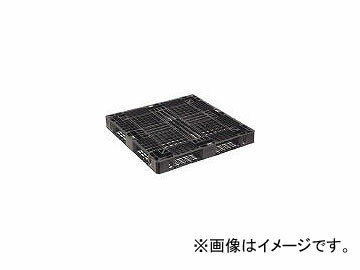 日本プラパレット 輸出梱包用パレット(フック付)黒 EXA1311F 黒 EXA1311FBK Exported packing palette with hook black