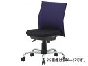 トラスコ中山/TRUSCO ローバックオフィスチェアー 肘無 ブルー TOFC203B B(2769204) JAN：4989999787405 Lowback office chair elbowless blue