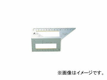 シンワ測定/SHINWA 一発止型定規アルミ 62113(4219554) JAN：4960910621138 One shell type ruler aluminum