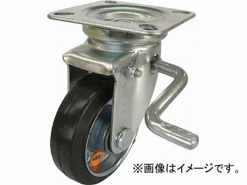 ȥ饹滳/TRUSCO Ƴ७㥹 ߥ֥륹ȥåѡ 130 TYEJB130A(4509927) JAN4989999252446 Conductive rubber caster With double topper