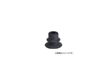 日本ピスコ/PISCO バキュームパッド ソフトベローズタイプ パッドゴム ニトリルゴム VP6LBN(4428510) Vacuum Pad Soft Bellows Type Gum Nitrile