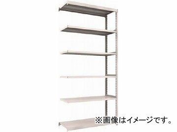 トラスコ中山/TRUSCO M2型軽中量棚 1160X450XH2400 6段 連結 NG M28446B NG(4500687) type light medium shelf stage consolidated