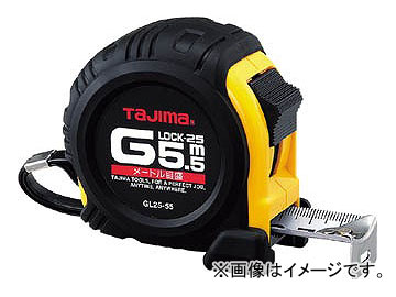 トラスコ中山 TRUSCO TJMデザイン 工事用品 測量用品 コンベックス tool ツール 工具 整備 用品 とらすこ なかやま ナカヤマ 中山 トラスコ GL25100BL タジマ コンベックス 4019345002入数：1個特長●弾力ある弾性樹脂でコンベ全体をガード、落としても建材を傷つけにくいです。●爪飛び防止用プロテクター付です。●ヨンゴーゴーピッチ表示付です。仕様●テープ長さ(m)：10.0●テープ幅(mm)：25●水平保持(m)：2.4●質量(g)：535●移動爪●ロックタイプ●JIS1級●片面目盛●455mmピッチ表示：あり(テープ幅16mm以上)●減速ボタン：なし●ショックアブソーバー：あり材質/仕上●テープ：スチール商品の詳細な情報はメーカーサイトでご確認ください。