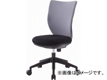 アイリスチトセ 回転椅子3DA グレー 肘なし 3DA-45M0-GR 4743881 JAN：4905865994807 Rotating chair gray elbow