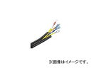 パンドウイット コルゲートチューブ ポリエチレン スリット付き 黒 CLT25F-C20(4401476) Corgate tube with polyethylene slit black