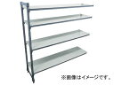 CAMBRO 固定追加ユニット エレメンツシェルフ(アドオンソリッド4段) ESA184872S(7686374)