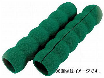 カーボーイ 台車用グリップ 内径32×長150mm グリーン GG13(7567031) 入数：1セット(2本) Grip for trolleys long green