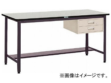 トラスコ中山 HAEWR型立作業台 900X600XH885 2段引出付 HAEWR-0960F2(2781549) type workbench stage drawer