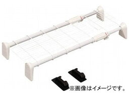 IRIS 超強力伸縮メッシュ棚 ホワイト H-J-M55(7723521) Super strong extension mesh shelf White