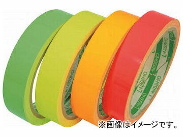 日東エルマテリアル 蛍光テープ 20mm×5m レモンイエロー LK-20LY(4955617) Fluorescent tape lemon yellow
