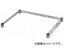 IRIS ^bNR̎o[ 61cm MR-61BK(7535830) Metal Rackco shaped bar