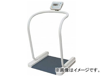 タニタ 業務用ハンドレール付き体重計 PH-550A(7658656) scale with commercial hand rail