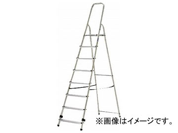 アルインコ 上枠付専用脚立 天板高さ162cm 最大使用質量150kg TBF8 7727542 Exclusive stepladder height with upper frame