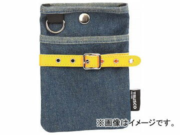 トラスコ中山 デニムフラットケース スタンダード ブルー TDC-F101(7689829) Denim flat case Standard Blue 1