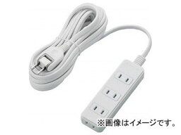 エレコム ほこりシャッター付き電源タップ T-ST02-22450WH(4955382) Power tap with dust shutter