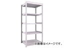 トラスコ中山 TUG型中量棚300kg 単体 955×926×H2100 5段 TUG30073Z5(7556667) type medium sized shelf alone steps