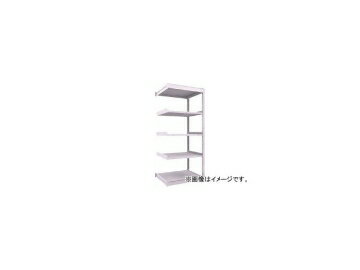 トラスコ中山 TUG型中量棚300kg 連結 1500×626×H2100 5段 TUG30075L5B(7556918) type medium sized shelf consecutive connection steps