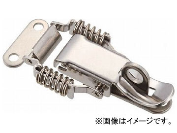 トラスコ中山 パッチン錠 鍵穴付ばねタイプ・ステンレス製 P-30HSUS(7787189) 入数：1PK(2個) Patching lock keyhole made stainless steel