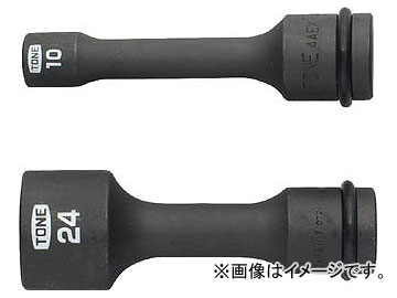 TONE インパクト用エクステンションソケット 全長100mm 18mm 4AEX-18L100(8109511) Impact extension socket total length