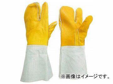 ミドリ安全 溶接用 牛革手袋 3本指 MT-107D-3P(8192533) fingers for welding cowhide gloves