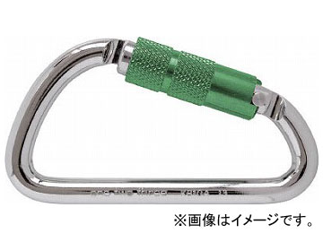 123 オートロック ステン変D型 アルミ環 KB10AM-S(8187779) Auto lock stainless type aluminum ring
