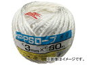 ^J בR PS[vʊ 3mm~80m zCg M176(7805420) Packed string rope Tamaki White