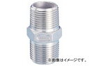 トラスコ中山 ねじ込み管継手 SUS 六角ニップル 10A TSTN-10A(8191510) Screw tube succession hexagon