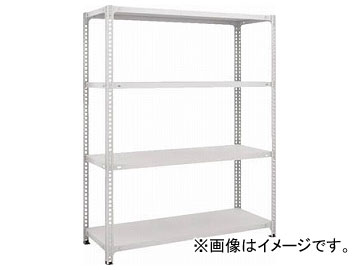 ȥ饹滳 ߥܥȥ쥹ê W1500D300H1500 4 W SBL-5534-W(7786468) Semi Boltless Lightweight Shelf stage Color