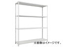 gXRR Z~{gXyʒI W1800~D300~H2100 4i WF SBL-7634-W(7786930) Semi Boltless Lightweight Shelf stage Color