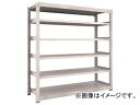 トラスコ中山 M5型中量棚 1200×921×H1800 6段 単体 ネオグレ M5-6496 NG(7803087) type medium sized shelf stage single Neogure