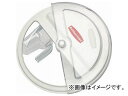 ラバーメイド ブルートコンテナ用スライド式フタ、スクープセット ホワイト 9G7701(8194634) Slide lid for blue container scoop set whites